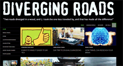 Desktop Screenshot of divergingroads.com