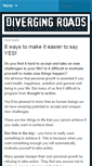 Mobile Screenshot of divergingroads.com