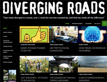 Tablet Screenshot of divergingroads.com